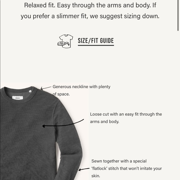 NWT Buck Mason Olive Double Slub Sweatshirt - Picture 3 of 6